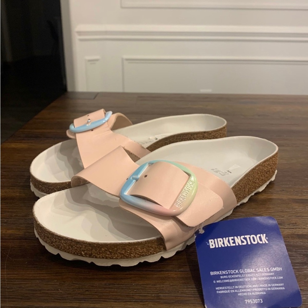 BIRKENSTOCK Madrid Leather Slides